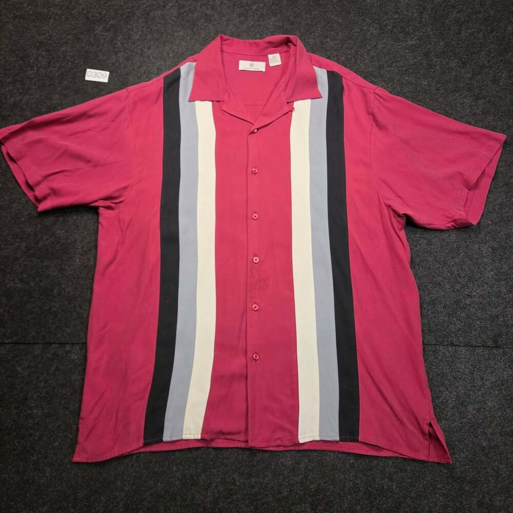 Bobby Chan XL Red Button up shirt